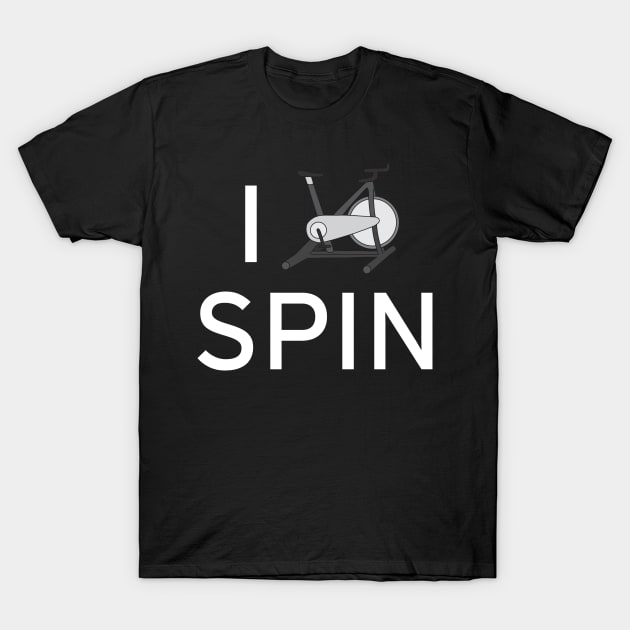 I Love Spin T-Shirt by murialbezanson